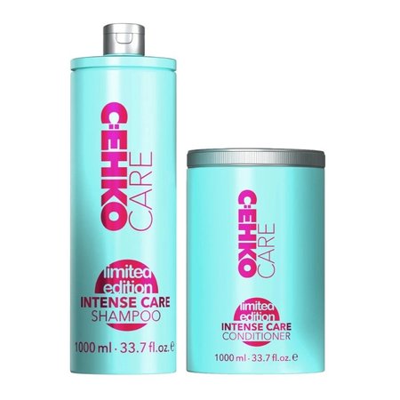 CEHKO Zestaw do włosów zniszczonych Szampon + Odżywka INTENSE CARE - 2x1000ml