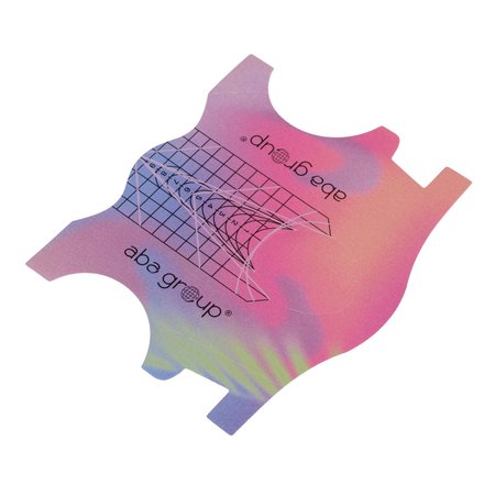 ABA GROUP Szablony do przedłużania paznokci fioletowe - 100 sztuk