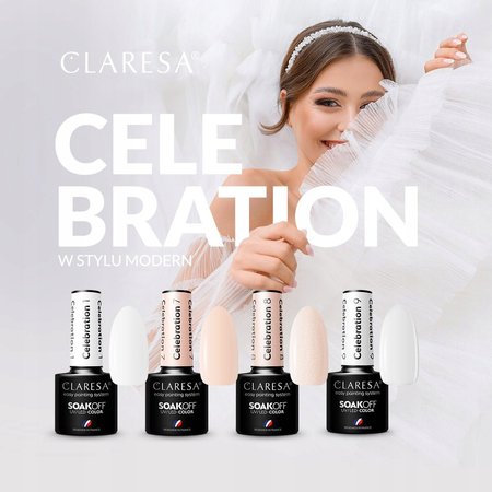 CLARESA Lakier hybrydowy CELEBRATION 6 - 5g