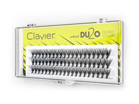 CLAVIER Kępki rzęs DU2O Double Volume - 9mm