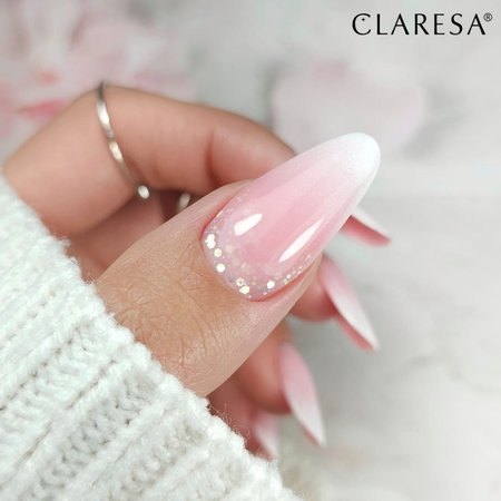 CLARESA Żel budujący do paznokci RUBBER GEL 4 - 90g - DUŻY