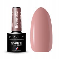 CLARESA Lakier hybrydowy BROWN 302 - 5g