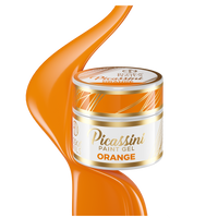 BOSKA NAILS Żel do zdobień paznokci Picassini Paint Gel ORANGE - 5ml