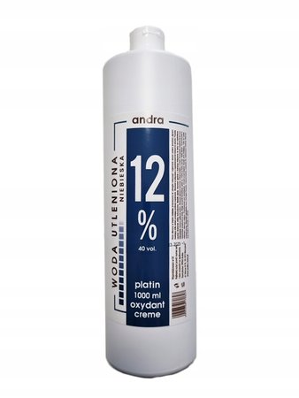 ANDRA Woda utleniona w kremie OXYDANT 12% - 1000ml - NIEBIESKA
