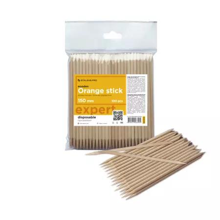 STALEKS  Patyczki do manicure drewniane EXPERT 150 mm - 100 sztuk - DOS-10/100