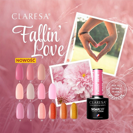 CLARESA Lakier hybrydowy FALLIN LOVE 12 - 5g