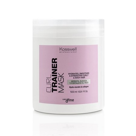 KOSSWELL Zestaw Szampon Maska + Krem do loków CURL TRAINER 2x500 + 150