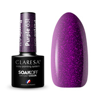 CLARESA Lakier hybrydowy PURPLE 631 - 5g