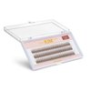 MUA STORE Kępki rzęs jedwabne SLIM KIM V-line - 12mm - BRĄZOWE