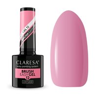 CLARESA Żel w butelce do paznokci BRUSH EASY GEL 12 - 5g