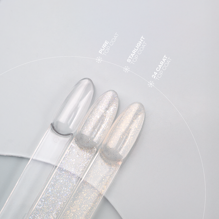 PB NAILS Top hybrydowy 24 CARAT - 8ml