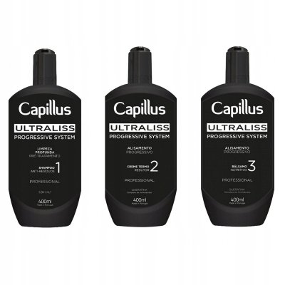 CAPILLUS ULTRALISS Zestaw do nanoplastii - 3x400ml