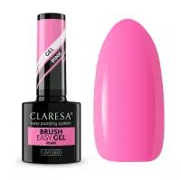 CLARESA Żel w butelce do paznokci BRUSH EASY GEL - PINK - 5g