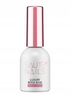 SAUTE NAILS Baza hybrydowa do paznokci Luxury BEIGE BASE - 8ml