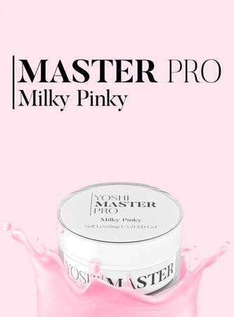 YOSHI Żel budujący Master PRO - Milky Pinky 50ml - DUŻY