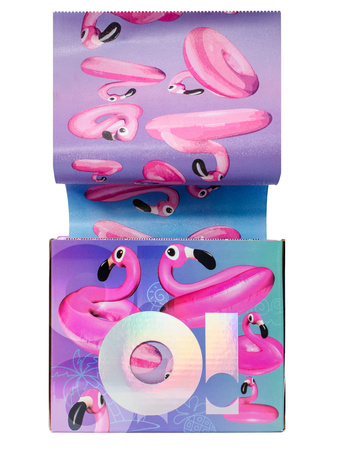 O! TOOLS Folia aluminiowa ryflowana w rolce PINK FLAMINGO 100m