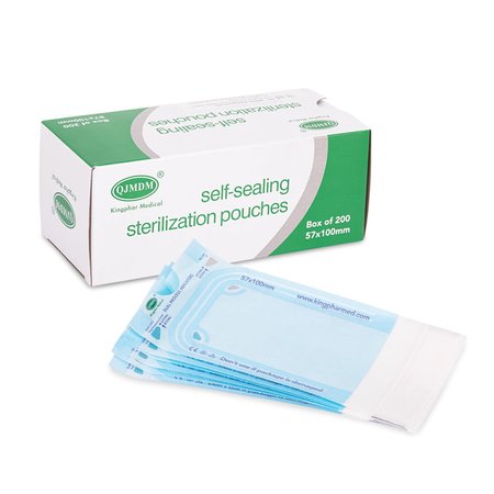 QJMDM Torebki do sterylizacji samouszczelniające 57x100mm - 200 sztuk