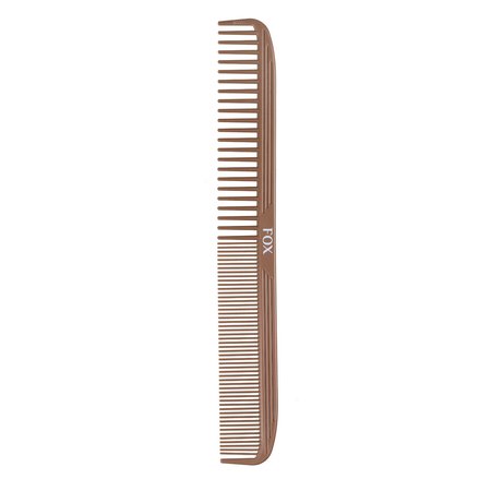 FOX Grzebień fryzjerski do strzyżenia EARTH COLORS Mixed teeth (mieszane ząbki) BARK Brązowy - 1509381