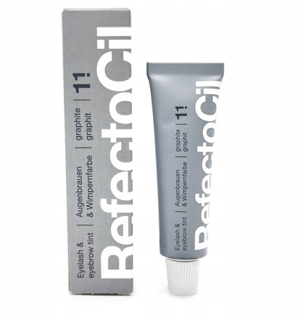 REFECTOCIL Henna żelowa GRAFITOWA 1.1 + Woda Scandic Line 2% + Pędzelek + Kieliszek