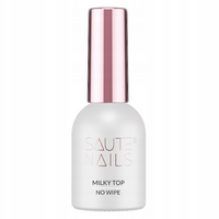 SAUTE NAILS Top hybrydowy MILKY TOP No Wipe - 8ml