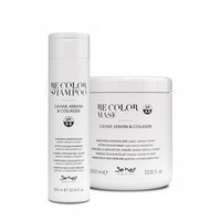 BE HAIR Zestaw do włosów farbowanych - 300ml + 1000ml
