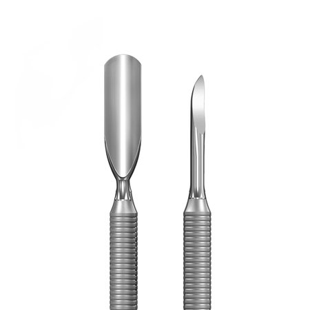 STALEKS Kopytko do manicure (popychacz szeroki zaokrąglony i czyścik paznokci) SMART 51 | 3 - PS-51/3