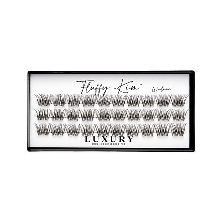 MUA STORE Kępki rzęs FLUFFY KIM W-line skręt C - 10mm