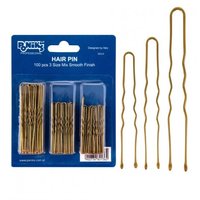 PONIK'S Kokówki  do włosów mix rozmiarów ZŁOTE - 100 sztuk - BKW016