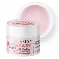 CLARESA Żel budujący do paznokci Soft&Easy SWEET SUGAR - 90g - DUŻY