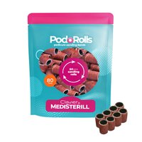 CLAVIER Nakładki ścierne do frezarki PodoRolls Mandrel #80 - 50 sztuk