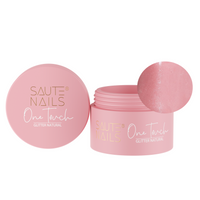SAUTE NAILS Żel budujący do paznokci ONE TOUCH - GLITTER NATURAL - 30g