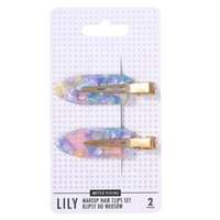 SISTER YOUNG Spinki do włosów LILY - PINK BLUE - 2 sztuki