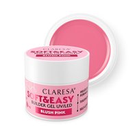 CLARESA Żel budujący do paznokci Soft&Easy BLUSH PINK - 45g - ŚREDNI