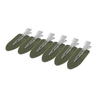 FOX Spinki do włosów EARTH COLORS OLIVE Zielone - 6 sztuk - 1509606