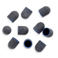 ABA GROUP Nakładki kapturki ścierne do pedicure 13mm #80 - 10 sztuk