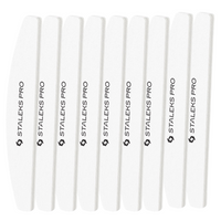 STALEKS Polerka półksiężyc ŁÓDKA do paznokci EXPERT 41 #100/180 - 10 sztuk