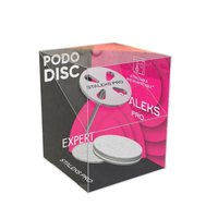 STALEKS Nośnik do pedicure PODODISC M 20 mm EXPERT + 5 sztuk nakładek pilników #180 - PDset-20