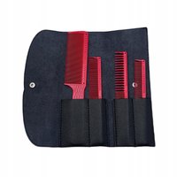 JRL Zestaw grzebieni fryzjerskich BARBER COMB SET J001 - 4 sztuki
