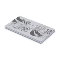 ABA GROUP Blok jednorazowych polerek do odrywania Flowers 100/100 - 15 sztuk