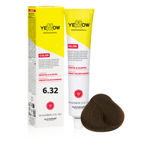 ALFAPARF YELLOW Farba do włosów 6.32 - Ciemny złoty fioletowy blond - 100ml