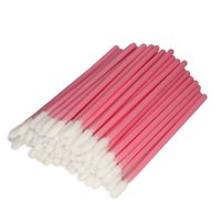 NAIL4U Aplikatory welurowe do błyszczyka - Różowe - 50 sztuk