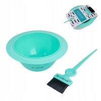 BLACKOMB Zestaw do farbowania włosów Miska + Pędzelek - Miętowy