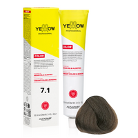 ALFAPARF YELLOW Farba do włosów 7.1 - Średni popielaty blond - 100ml