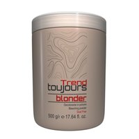 TREND TOUJOURS Rozjaśniacz do włosów bezpyłowy 7 tonów BLONDER - 500g