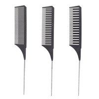 FOX Komplet grzebieni fryzjerskich do balejażu Czarne - nr 1509394