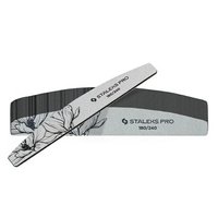 STALEKS Pilnik mineralny do paznokci ŁÓDKA Półksiężyc EXPERT 40 - 180/240 - 25 sztuk