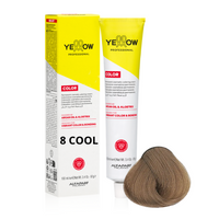ALFAPARF YELLOW Farba do włosów 8 COOL - Chłodny jasny naturalny blond - 100ml