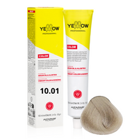 ALFAPARF YELLOW Farba do włosów 10.01 - Najjaśniejszy lekki popielaty blond - 100ml