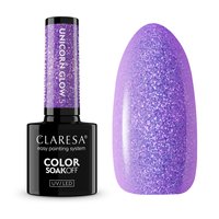 CLARESA Lakier hybrydowy - UNICORN GLOW 5 - 5g