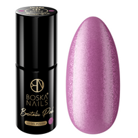 BOSKA NAILS Lakier hybrydowy BMetalic Pink 396 - 6ml